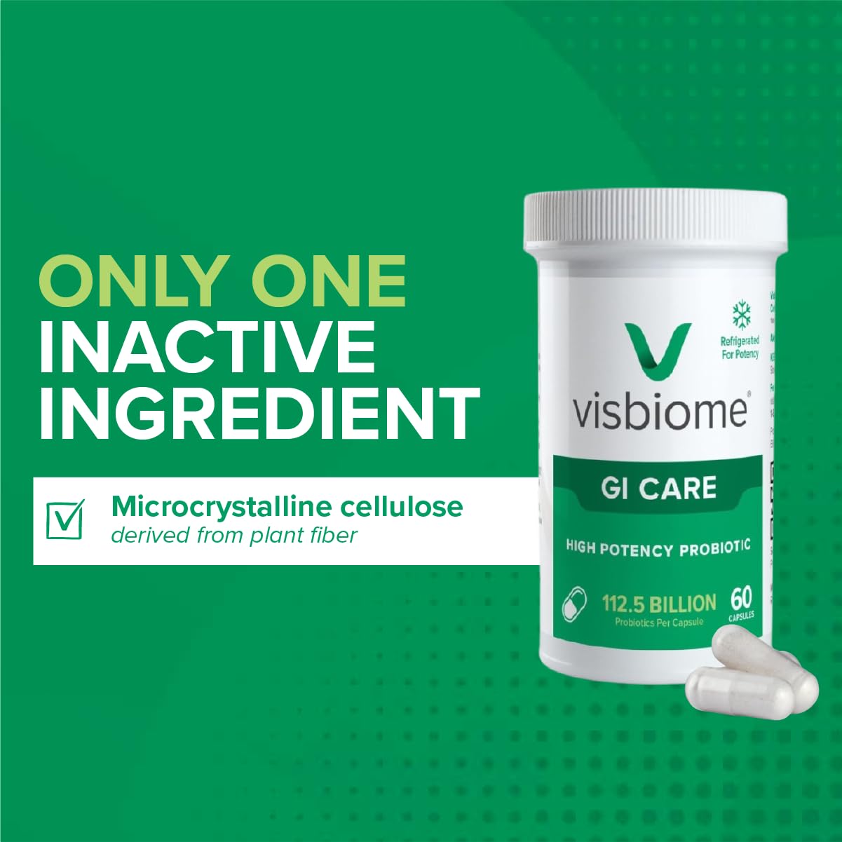 Visbiome GI Care ice packs emphasize temperature-controlled delivery.