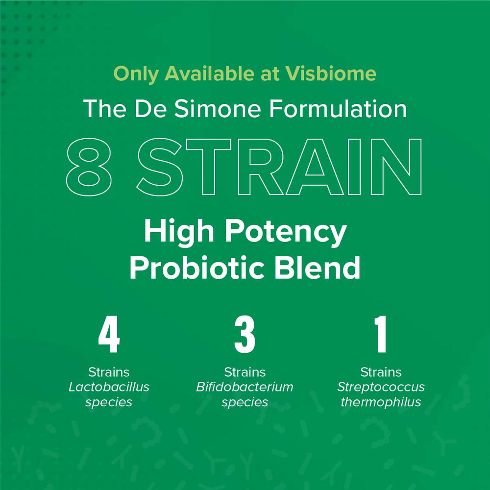 Visbiome GI Care USA-made label signals domestic quality and standards.