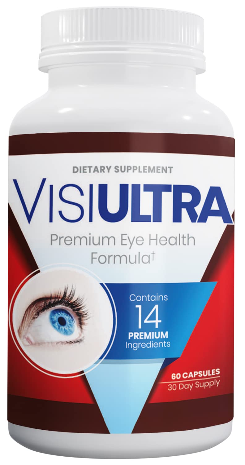VisiUltra eye health bottle front view for daily vision support