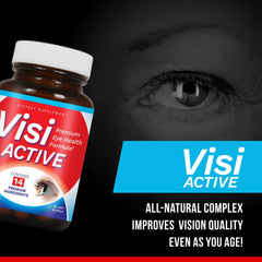 VisiActive capsules beside a desk to suggest daytime use