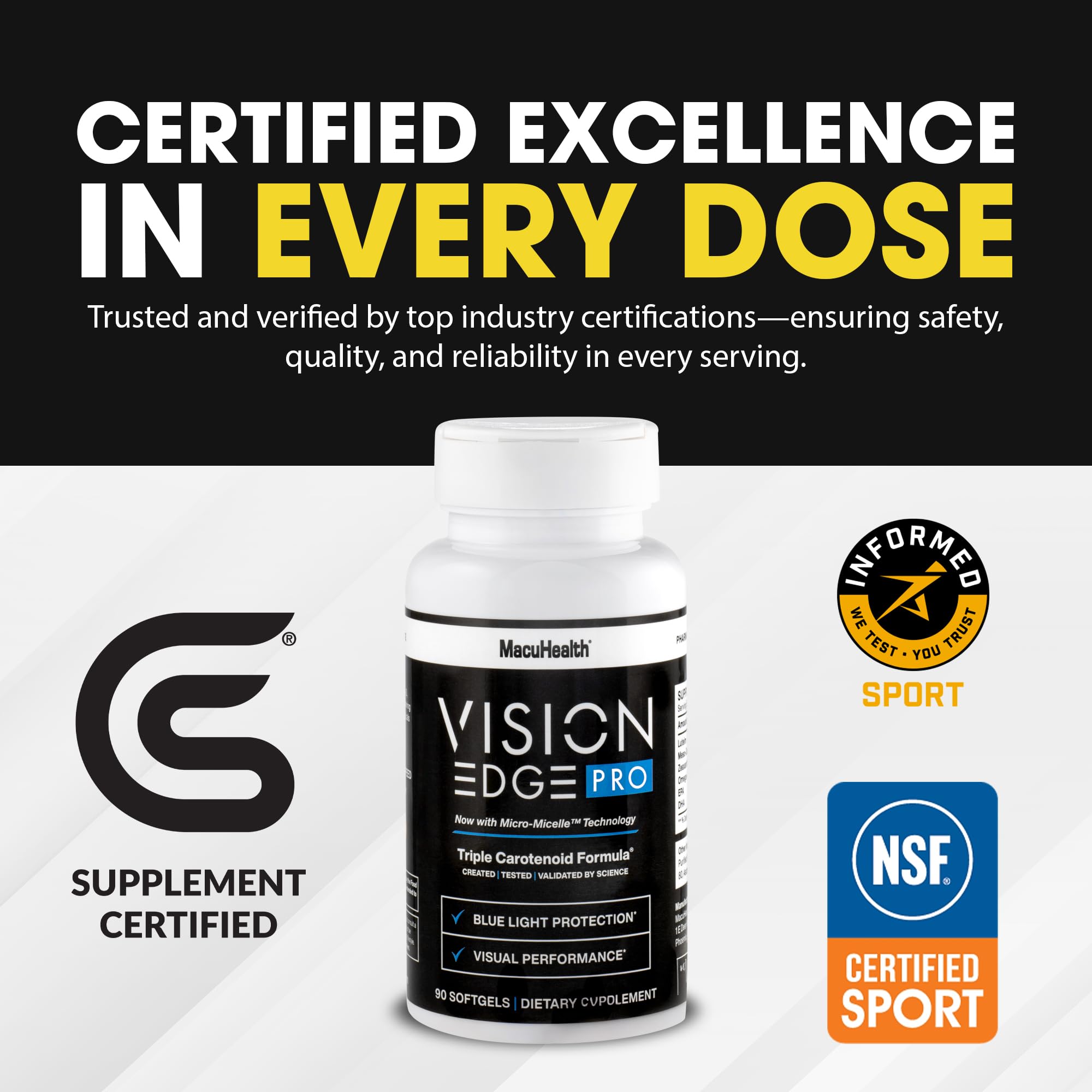 Vision Edge Pro supports athlete training with steady visual focus.