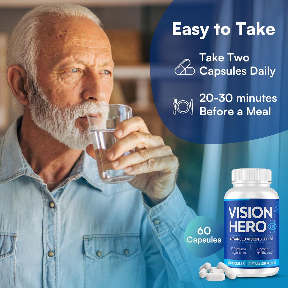 Vision Hero GMP-certified facility label reflects high manufacturing standards
