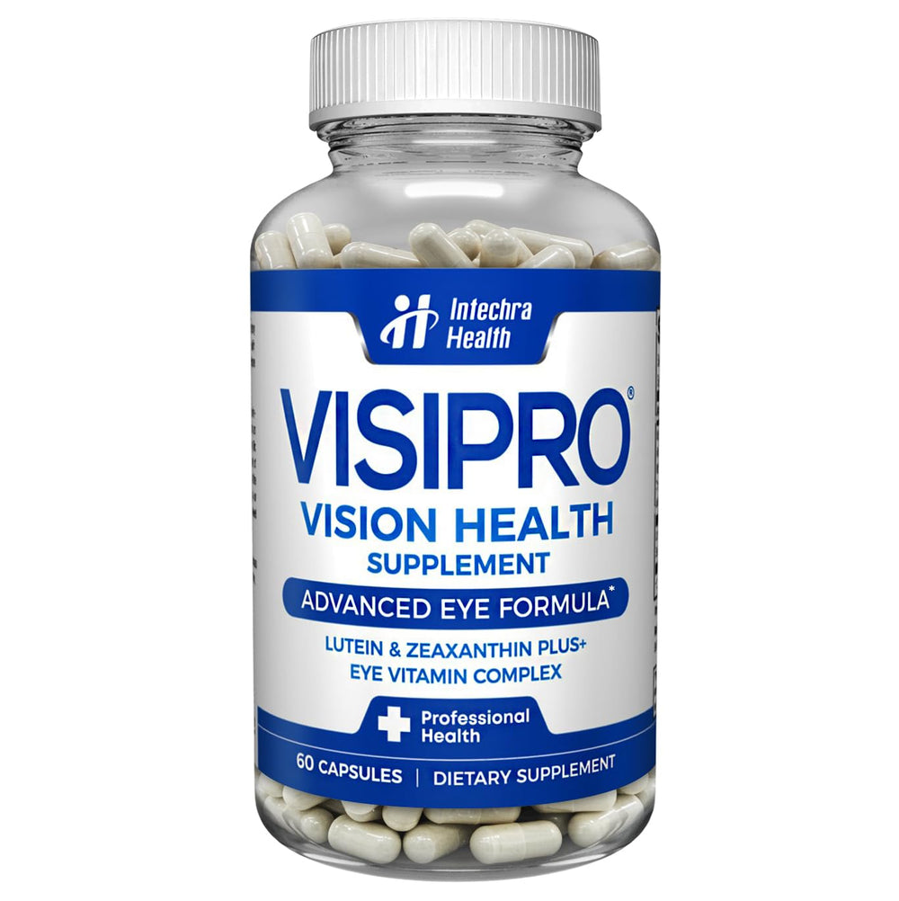 VISIPRO 20-20 bottle visual for convenient daily eye support.