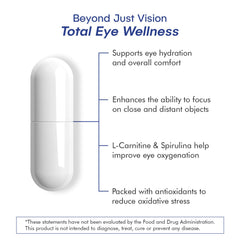 VisiUltra blue-light protection scene implies relief during long screen time.