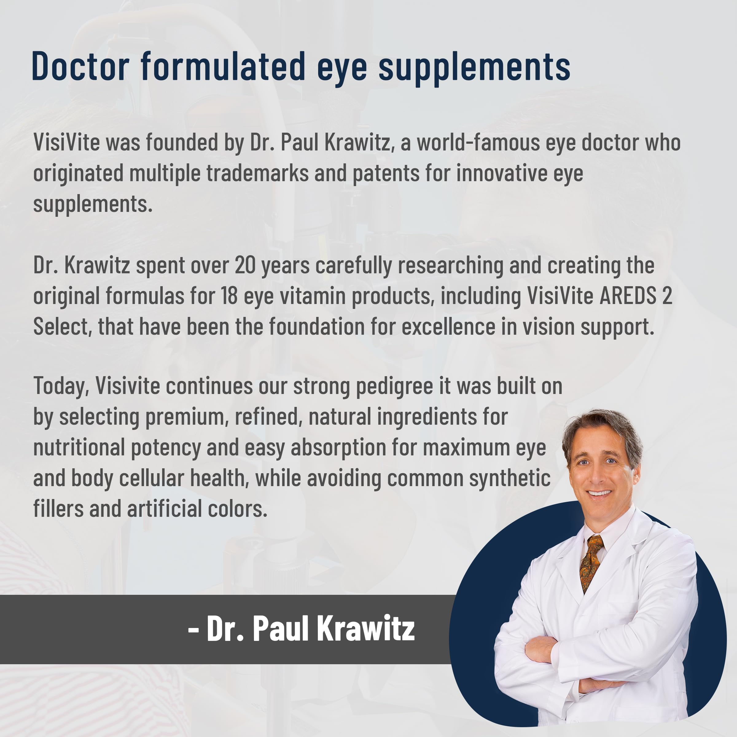 VisiVite AREDS2 supports aging eyes with essential vitamins overview