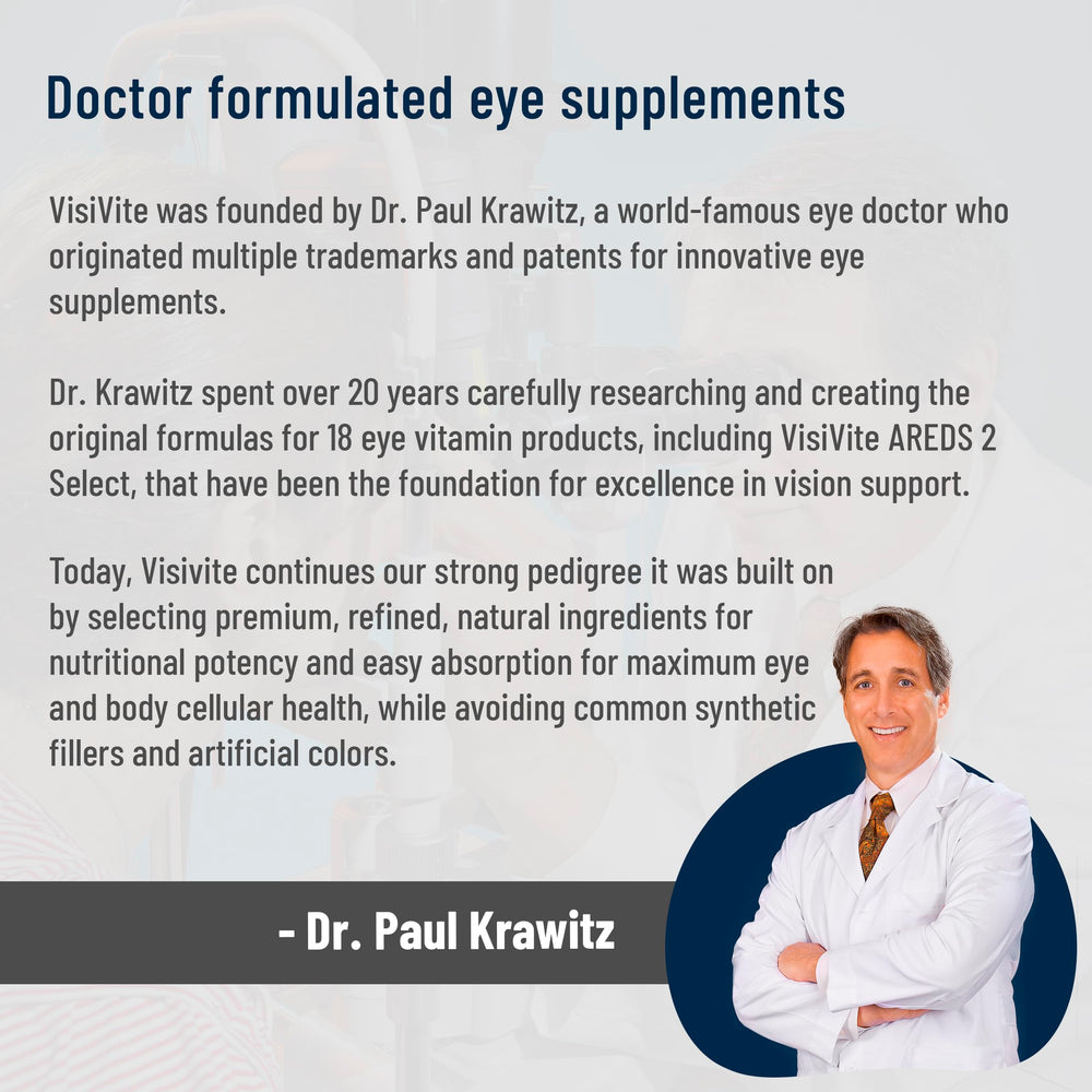VisiVite AREDS2 supports aging eyes with essential vitamins overview