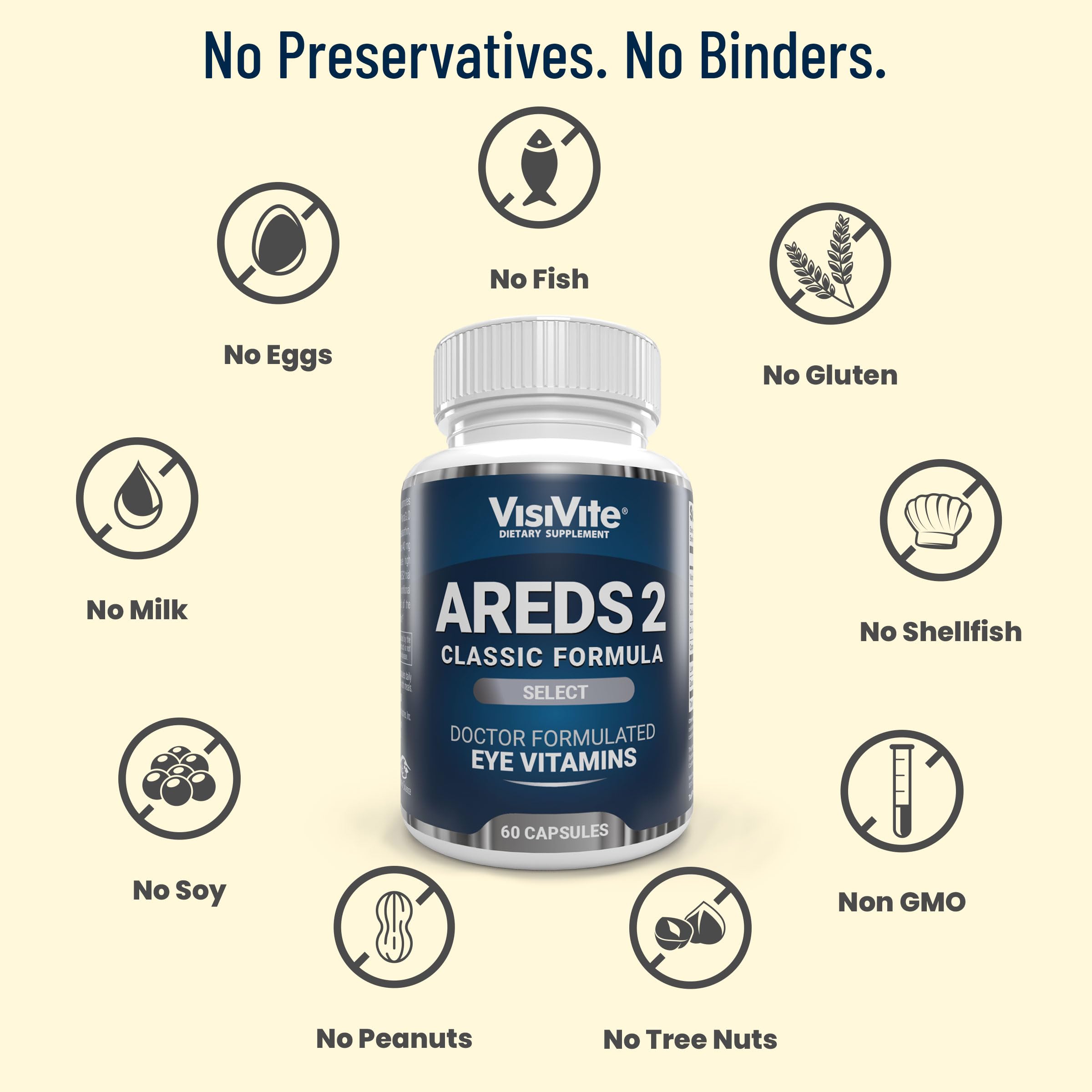 VisiVite AREDS2 made-in-USA facility seal for quality manufacturing