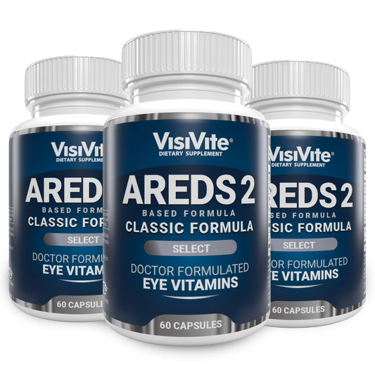 VisiVite AREDS2 Select bottle for macular support and daily use