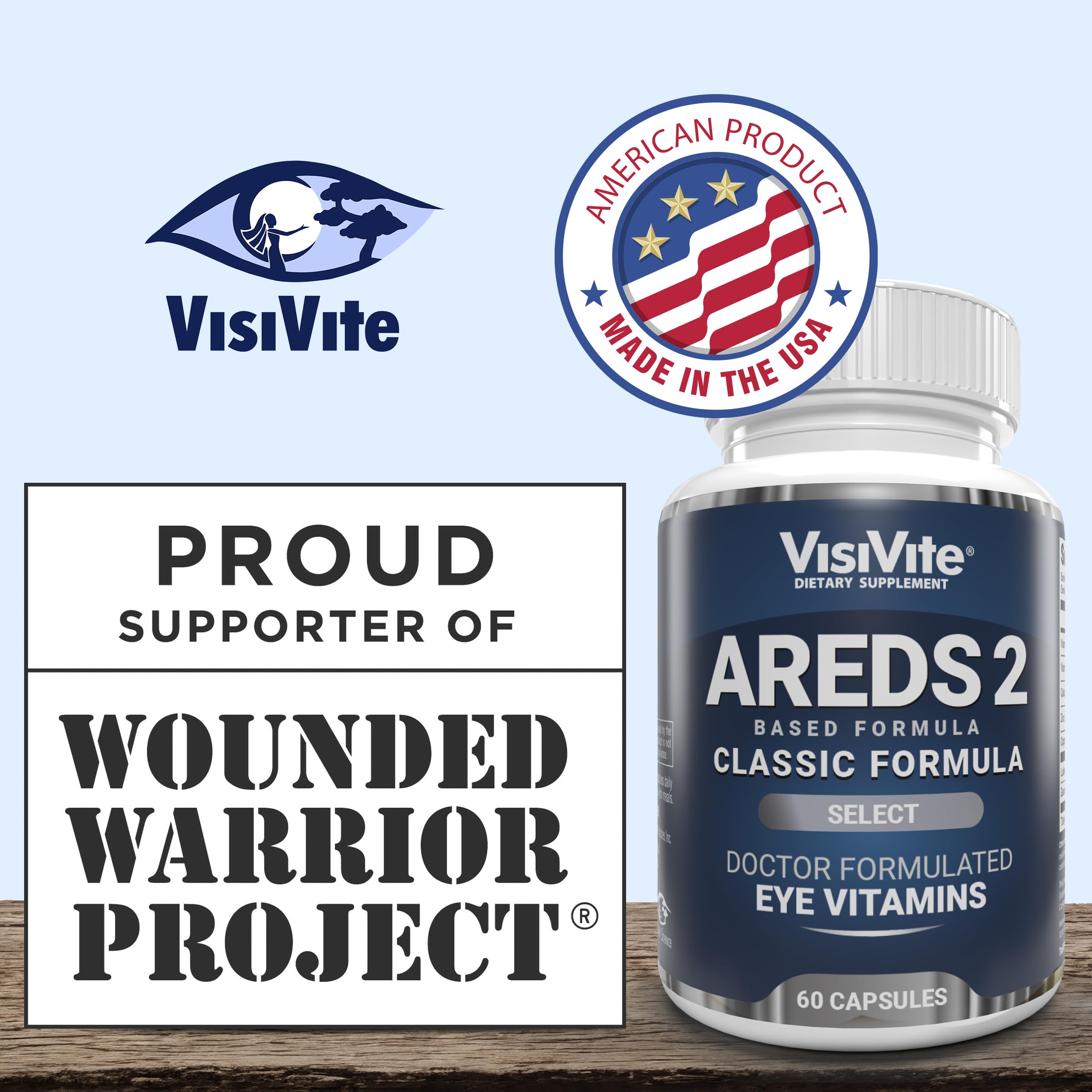 VisiVite AREDS2 zeaxanthin and lutein composition focus