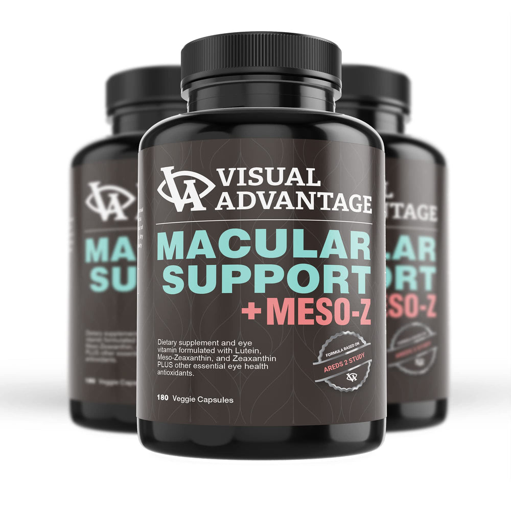 Visual Advantage 180-day supply badge with suggested servings.