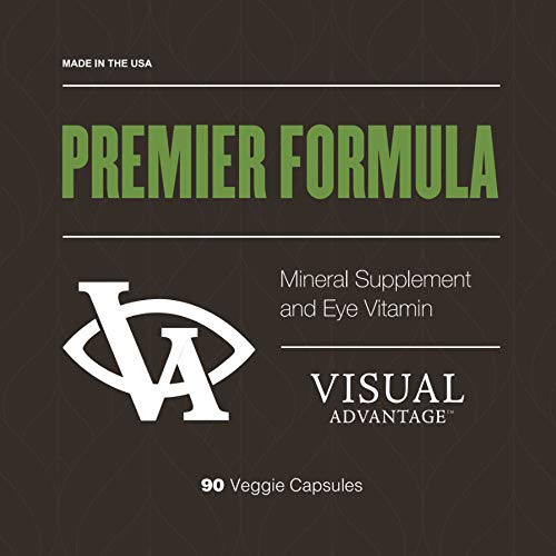 Visual Advantage Premier eye capsule indicating convenient one-a-day dose.