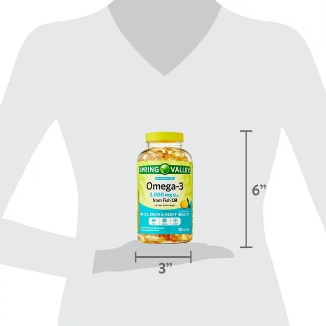 ViT4US omega-3 softgels on a clean countertop.