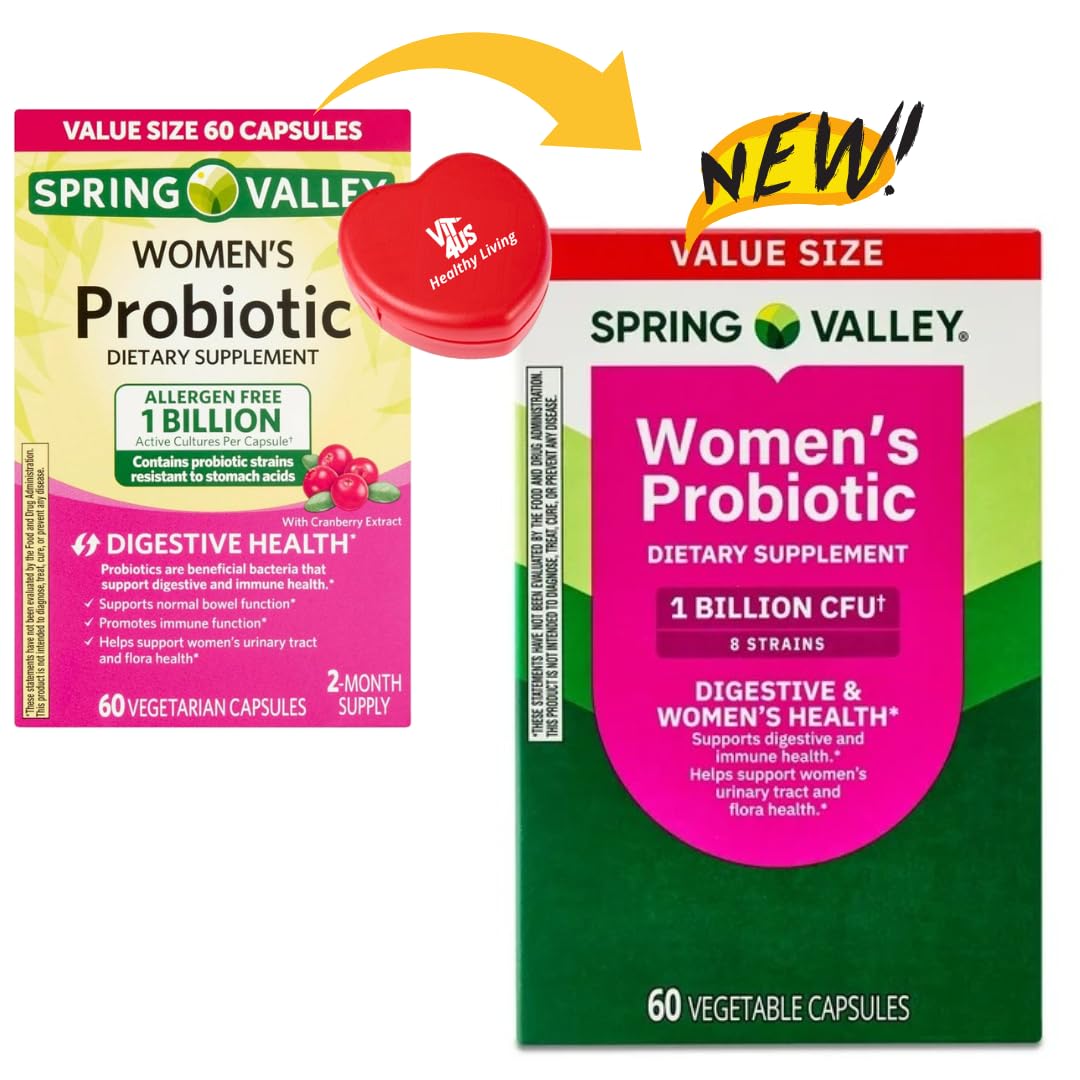 ViT4US probiotic bottle label with 60 vegetarian capsules for daily wellness