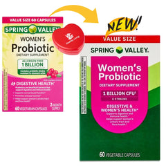 ViT4US probiotic bottle label with 60 vegetarian capsules for daily wellness