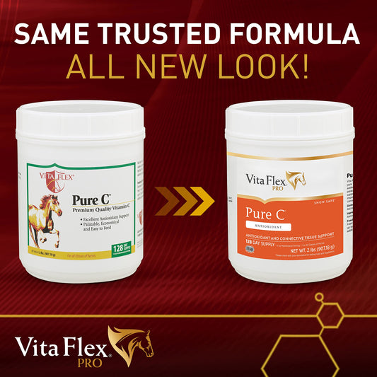 Vita Flex Pro Pure C scoop inside bottle showing easy feeding support.