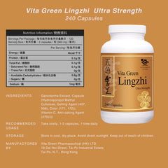 Vita Green Lingzhi product scene promotes balanced focus throughout day
