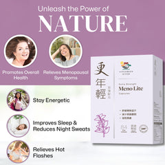 Vita Green Meno Lite nightly use for better sleep and less restlessness