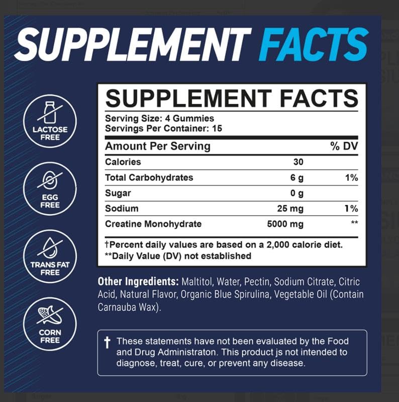 Vita Guard Creatine Gummies ready-to-serve image suggesting daily routine and convenient preworkout