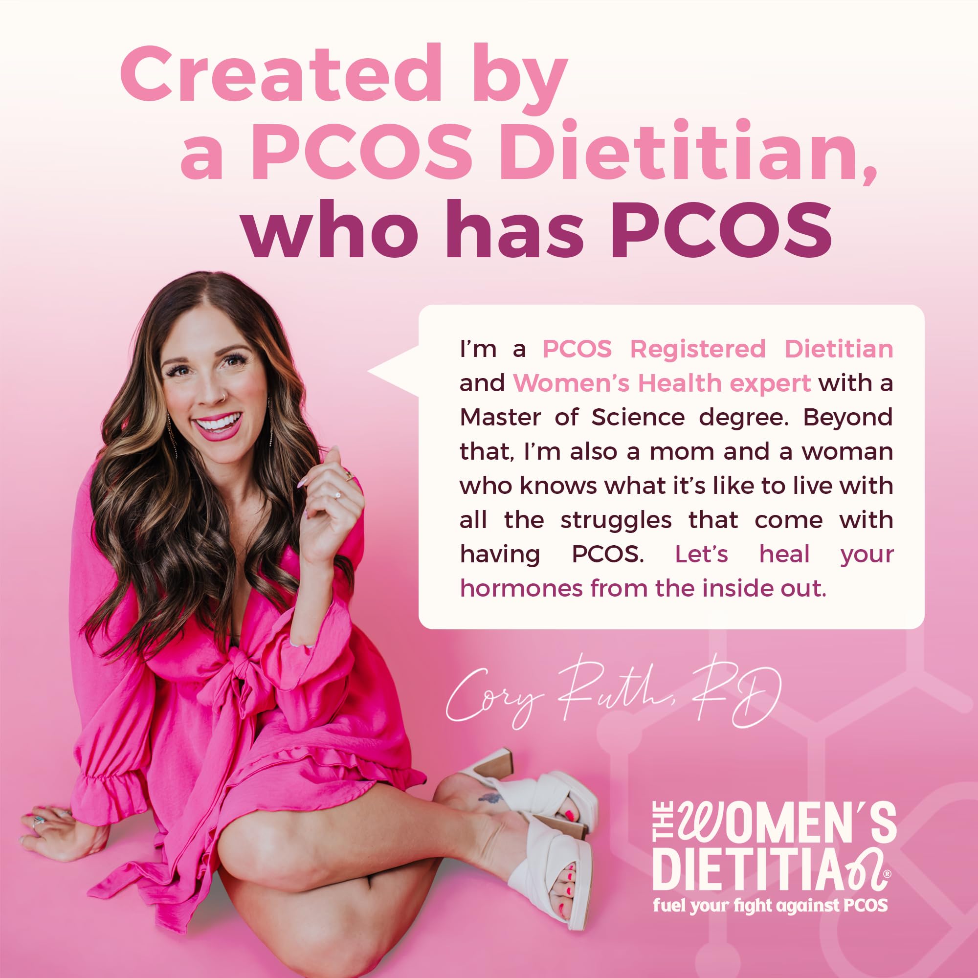 VITA-PCOS collagen powder ready-to-stir cup for quick drinks
