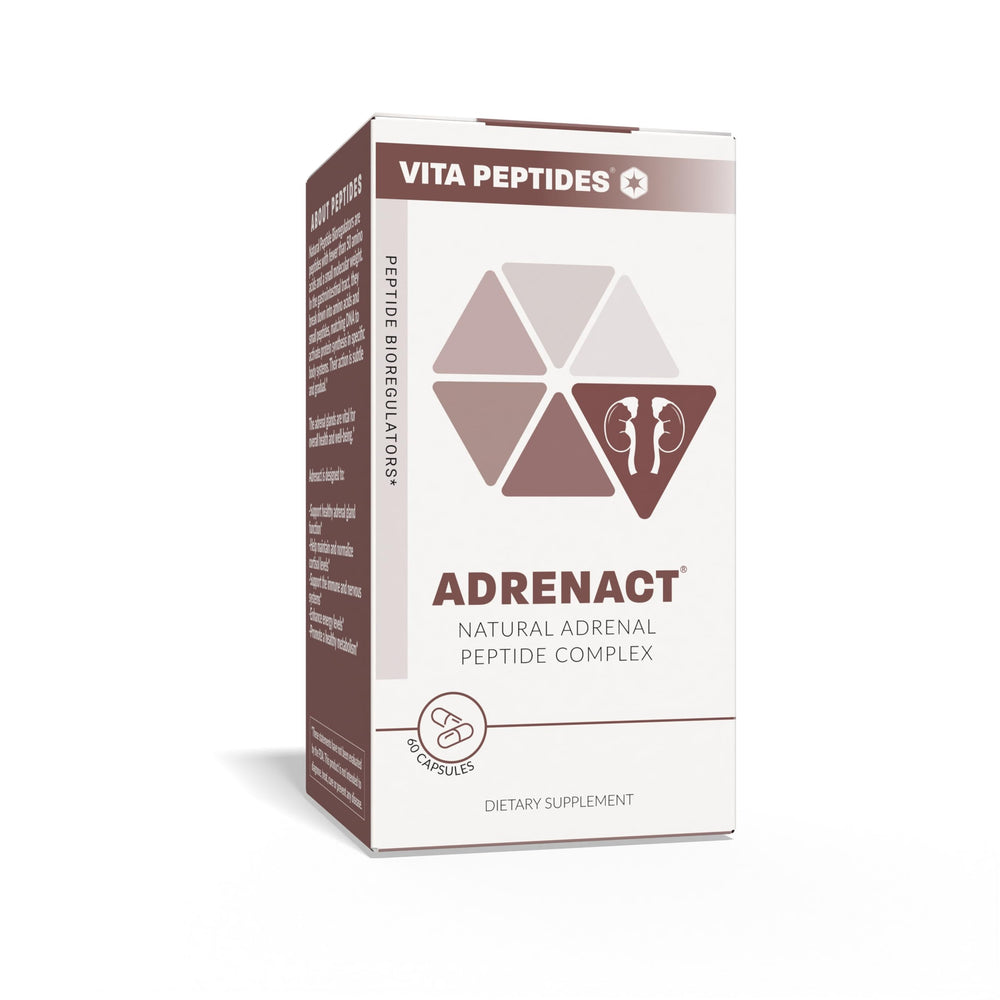 Vita Peptides Adrenact pack shot showing USA-made dietary supplement.