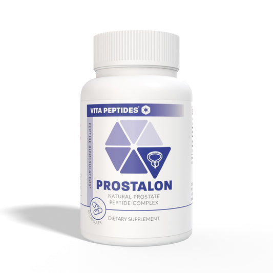 Vita Peptides Prostalon capsules for easy daily use and prostate health support