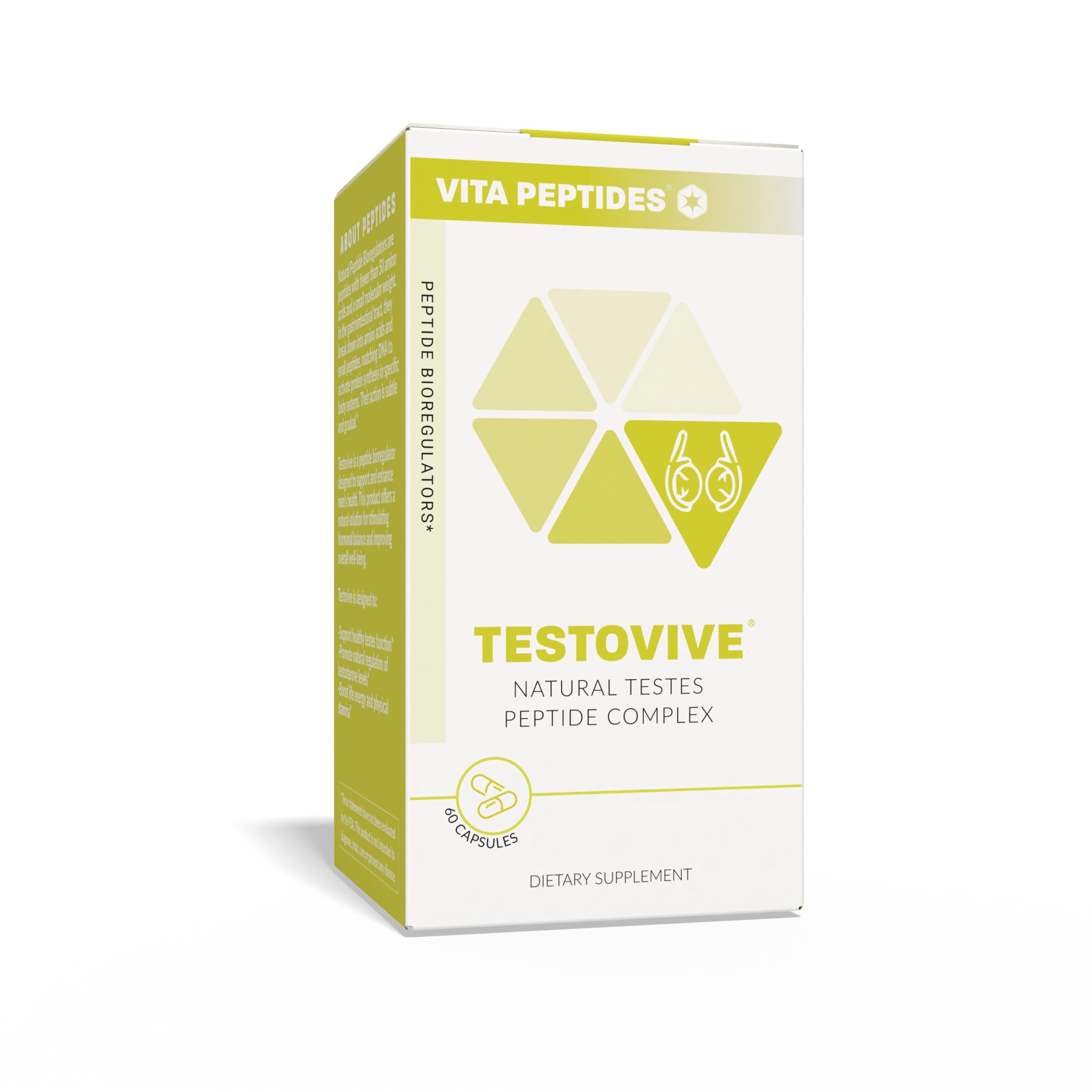 Vita Peptides Testovive dosage pack for convenient daily dosing