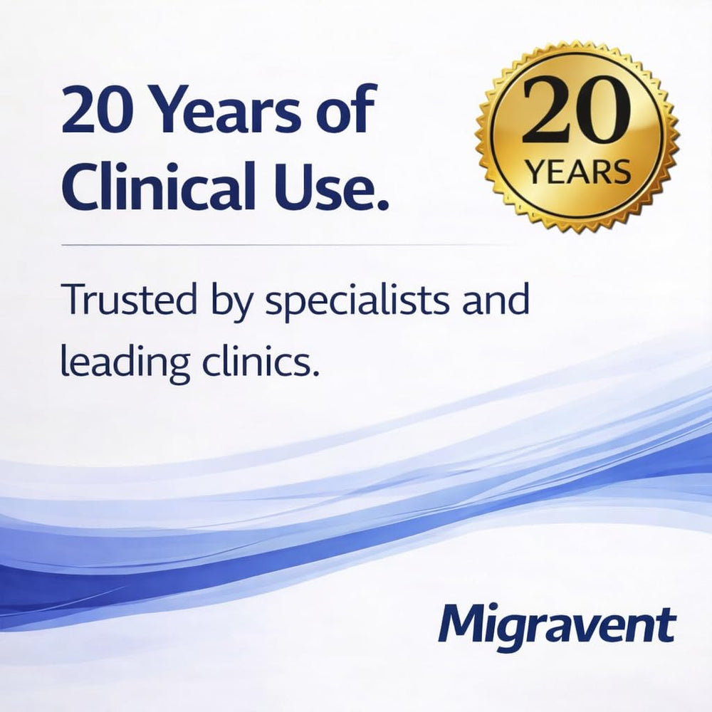 Migravent softgel capsules close-up for easy daily supplementation