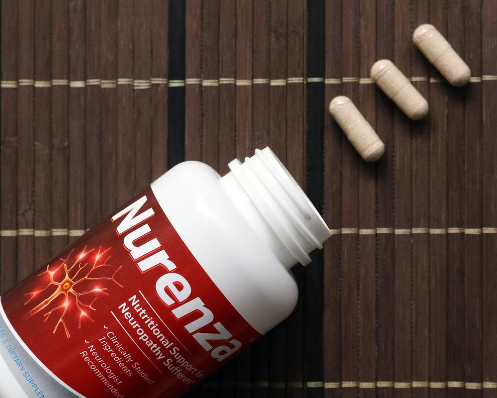 Vita Sciences Nurenza packaging box emphasizing wellness and antioxidant support