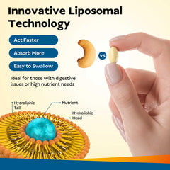 Vita Spark D3 K2 bottle pour demonstrates easy daily dosing.