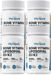 Vita Spark liposomal D3 K2 bottle supports bone and heart health.