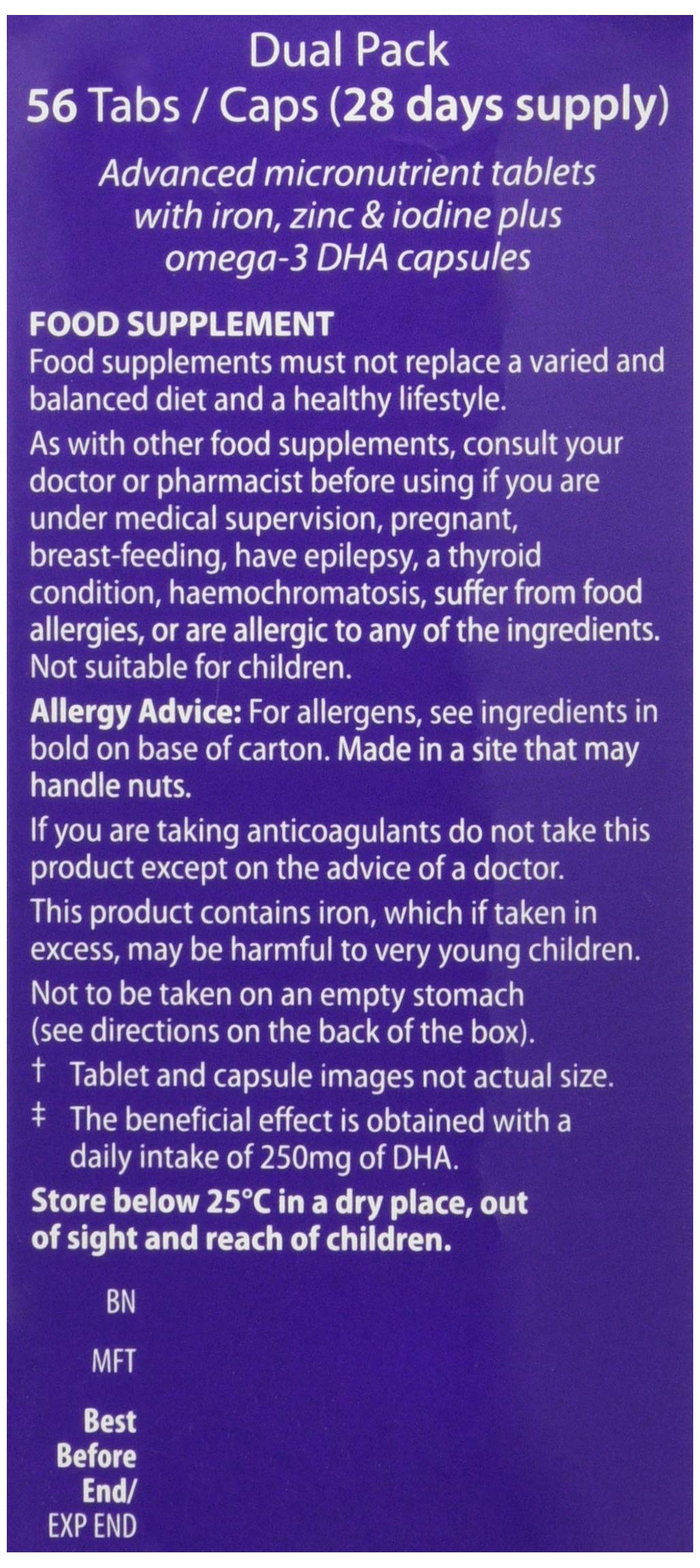 Vitabiotics Neurozan Plus omega-3 softgels with DHA and EPA for brain and eye health