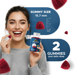 Vitabod Melatonin Gummies natural strawberry flavor aroma and texture.