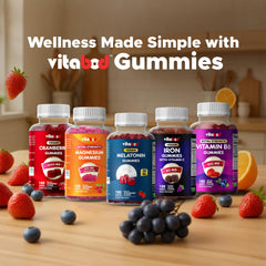 Vitabod Melatonin Gummies three-bottles-pack showcases value and consistency.