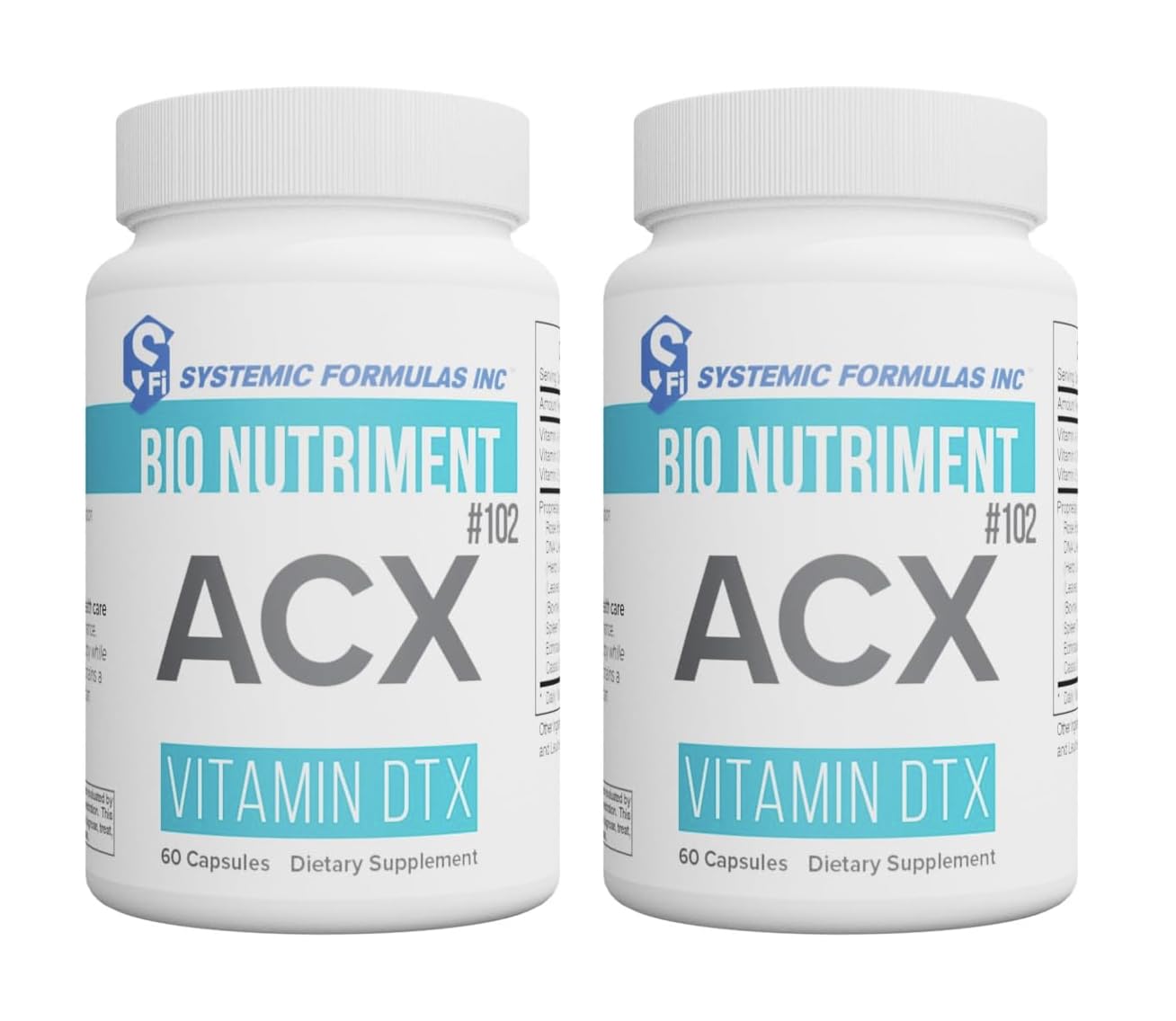 VitaBoost ACX bottle closeup highlights bioavailable nutrients for daily wellness.