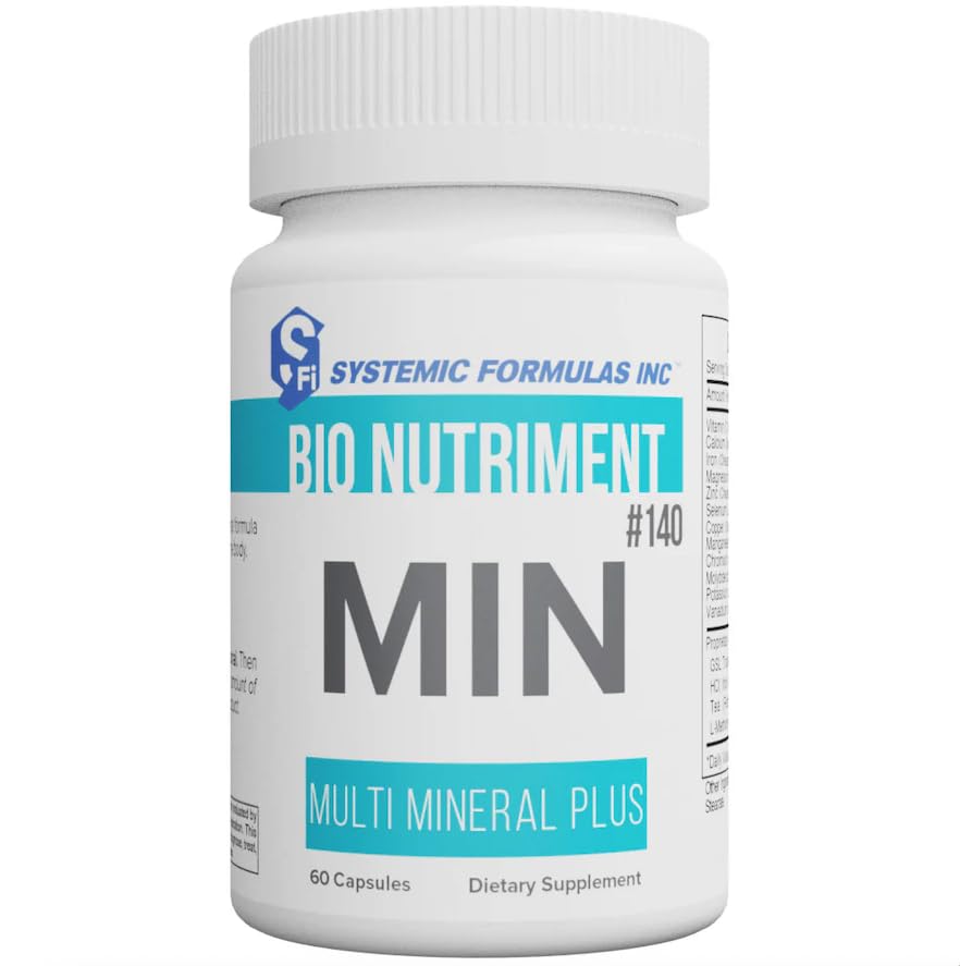 VitaBoost MIN140 capsules in bottle illustrating easy daily minerals for busy lifestyles