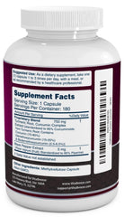 VitaBreeze Turmeric Curcumin capsules close-up featuring black pepper extract for absorption.