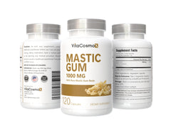 VitaCosmoX label shows gluten-free, non-GMO formulation.