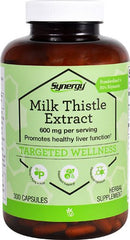 Vitacost Milk Thistle Extract bottle with label; supports healthy liver function.