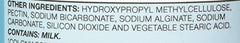 Vitacost Probiotic 15-35 nutrition facts panel highlighting CFUs and prebiotic NutraFlora FOS.