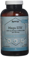 Vitacost Mega EFA Mini Gels bottle for easy daily omega-3 intake