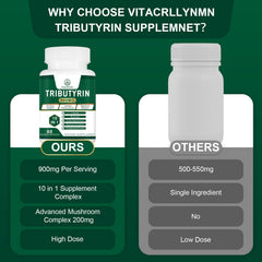 Ingredient blend with pomegranate extract, bromelain, and mushroom complex.