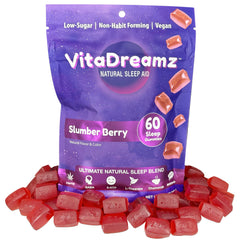 VitaDreamz sleep gummies jar for calm relaxation