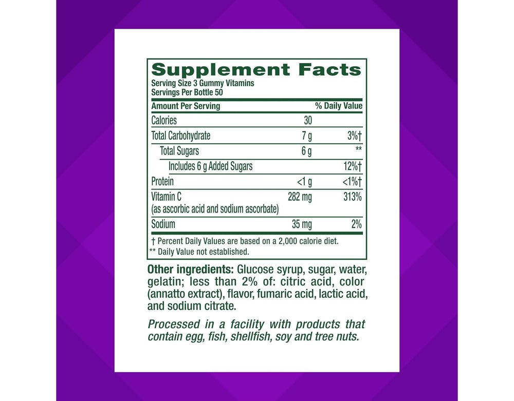 Vitafusion Power C Gummies in daily wellness setup, convenient daily vitamin