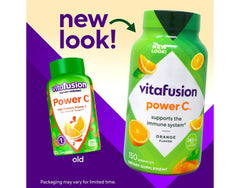 Vitafusion Power C Gummies on kitchen counter ready for daily use