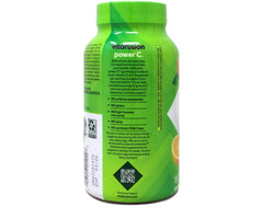 Vitafusion Power C Gummies tub close-up showing natural flavors and colors