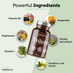 VitaHaven Trilotin hesperidin methyl chalcone ingredient close-up for flavonoids