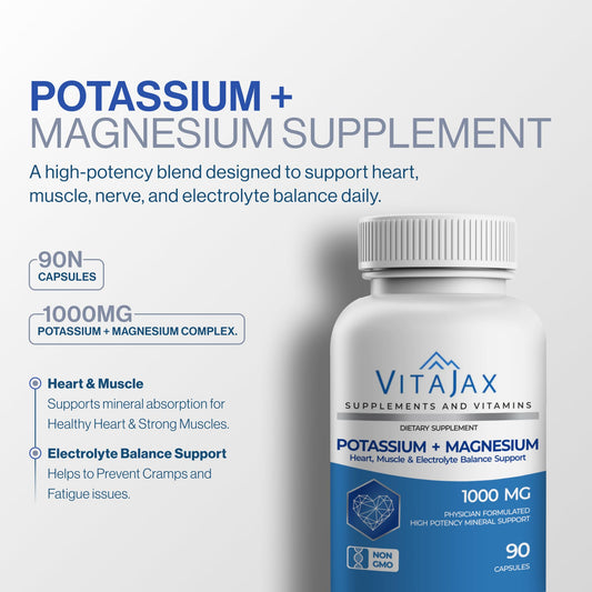 VITAJAX capsules close-up showing easy-to-swallow form for muscle support.