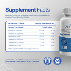 VITAJAX gluten-free seal highlighting clean, non-GMO ingredients.