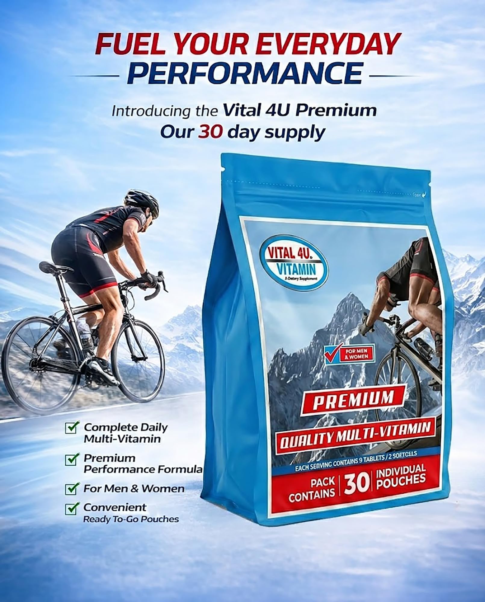 Vital 4U Vitamin American-made emphasis on local production.