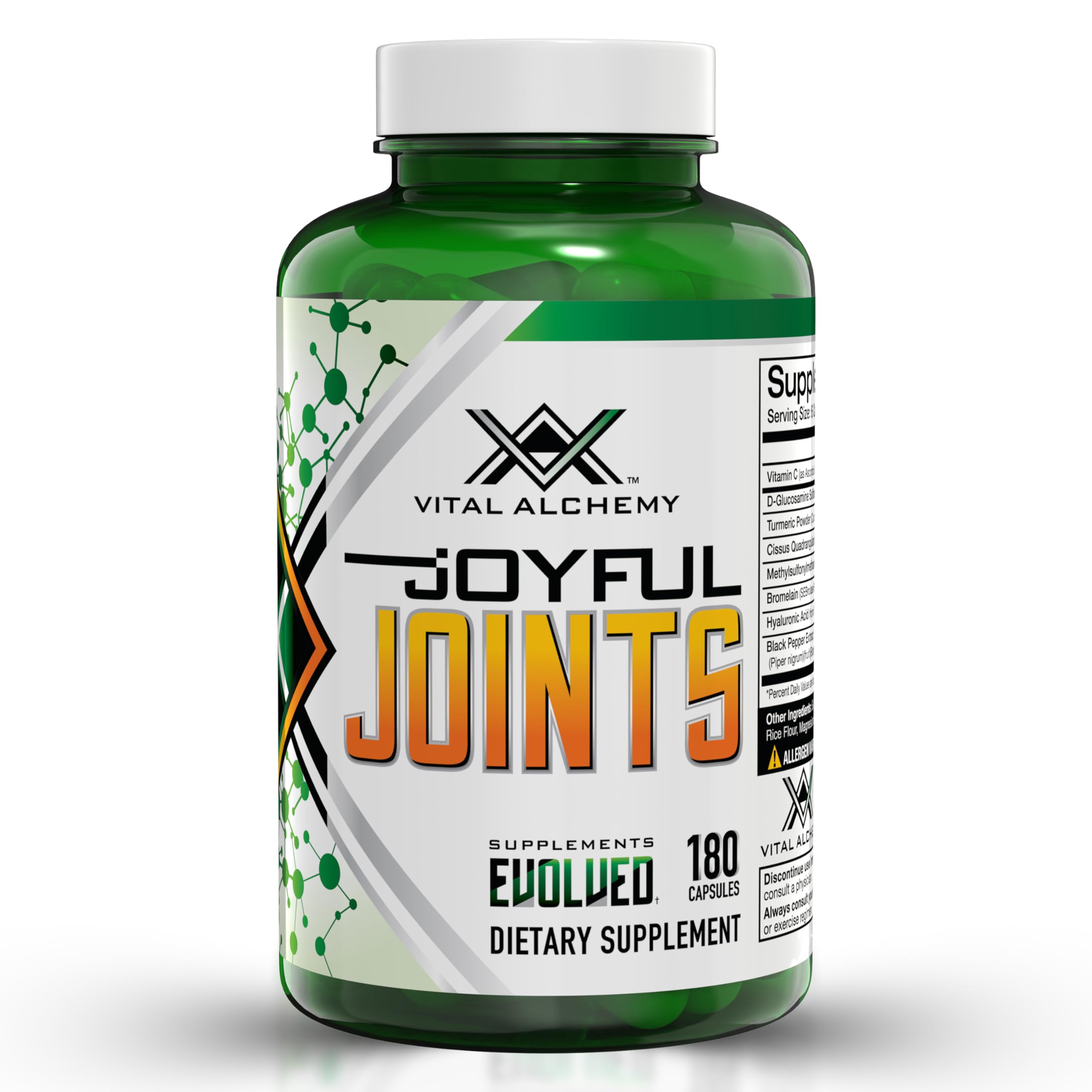 Vital Alchemy Joyful Joints bottle front for daily joint support